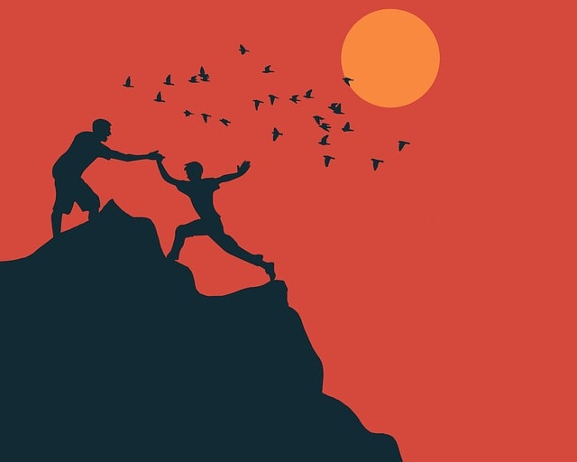 support, help, mountain climbing, assistance, team, mountain, climbing, hiking, challenge, achievement, teamwork, success, sport, adventure, together, hike, goal, nature, cooperation, motivation