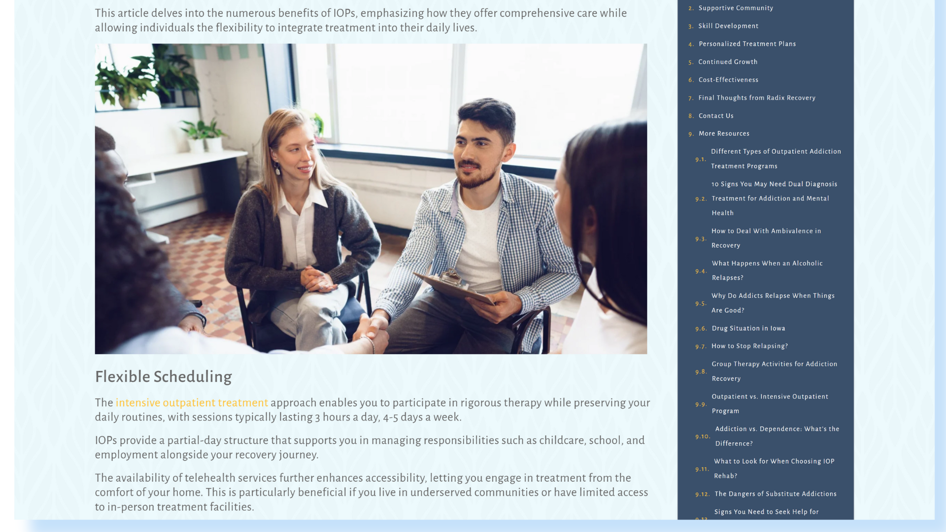 Internal Linking For Rehab SEO Service Pages