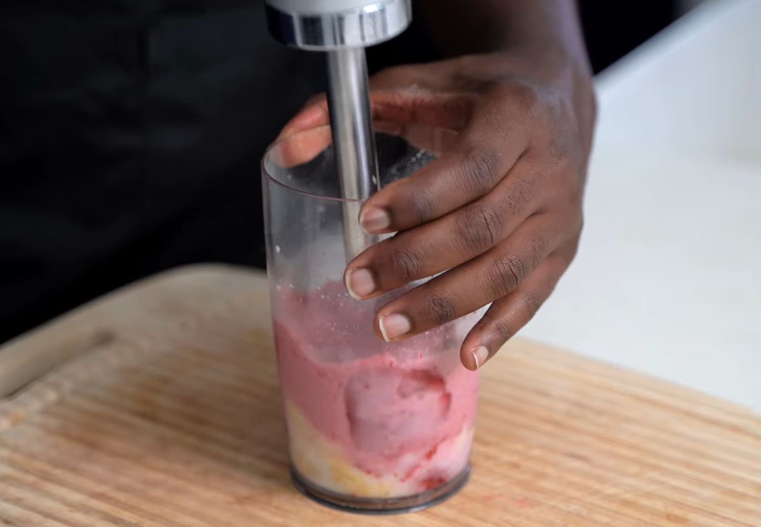 smoothie test of kitchenaid hand immersion blender
