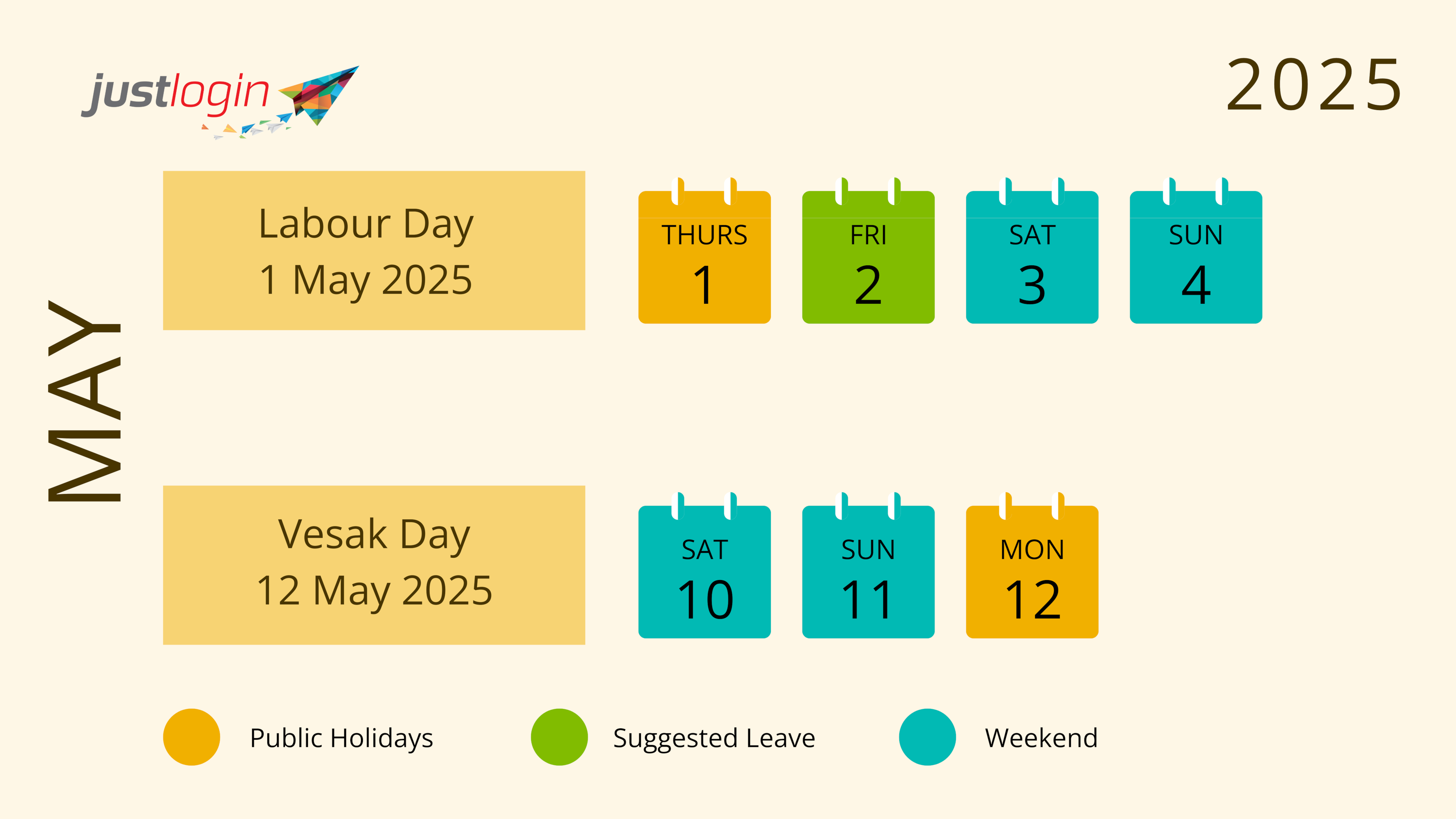 Singapore Leave Calendar 2025 