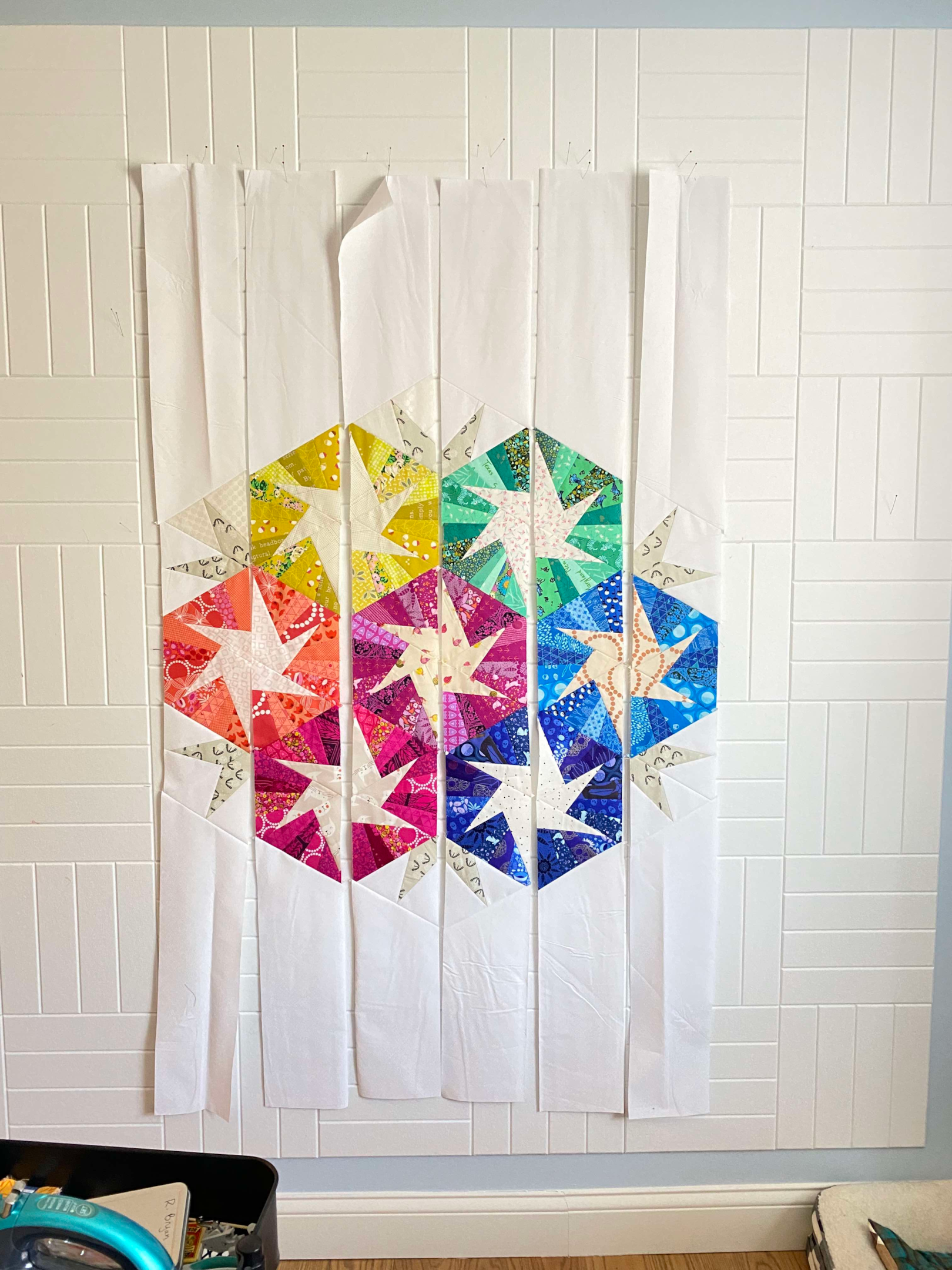 Free Quilt Patterns - Scrappy Whirligig Quilt - Bryan House Quilts