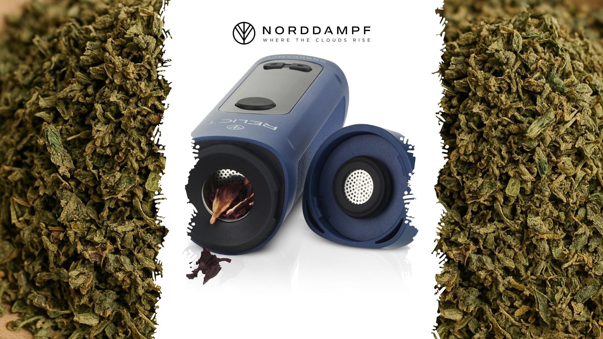 Vaporizer Relict mit Kräutern