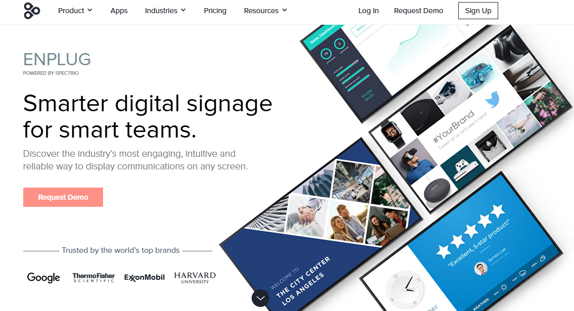 Top 10 Hotel Lobby Digital Signage Software Providers 15 enplug