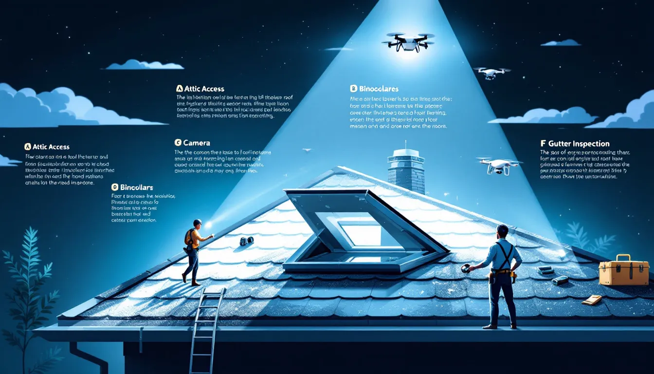 An overview of a roof inspection process.