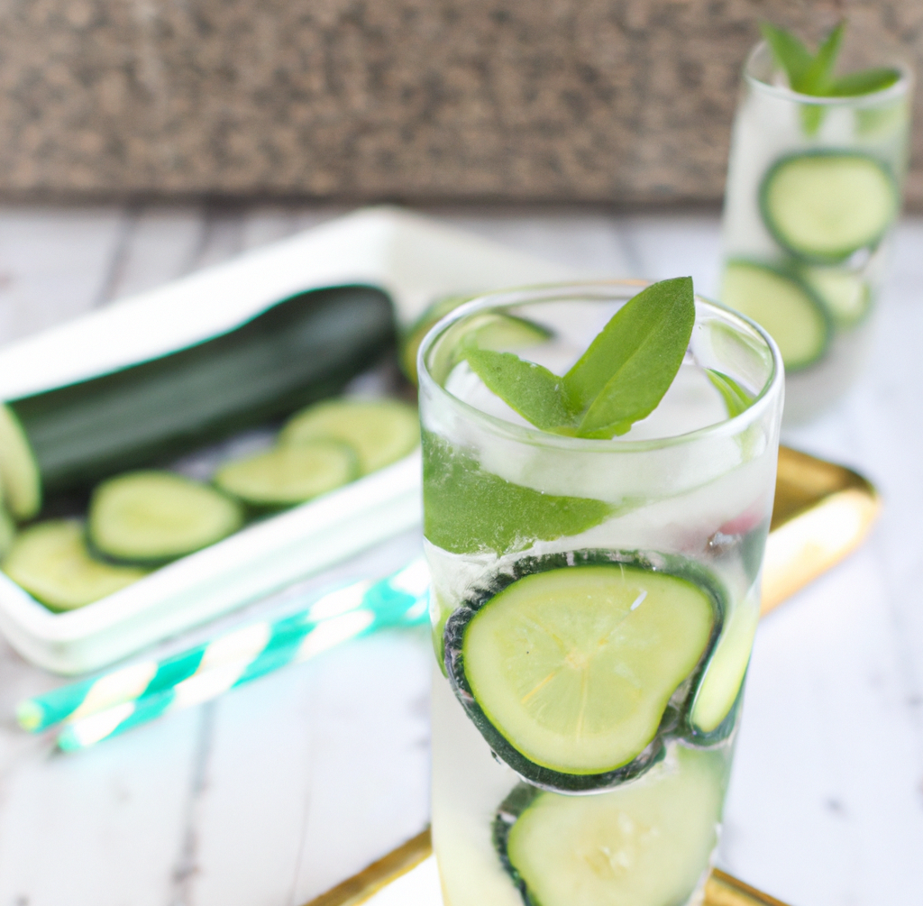 Cucumber and Mint spritz