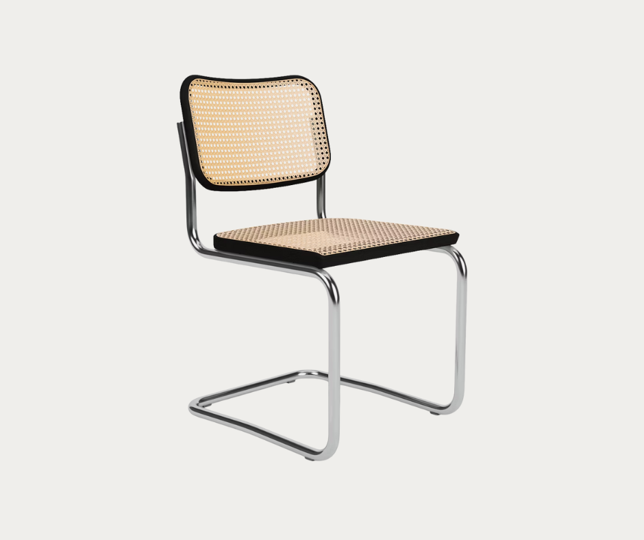 cesca chair by Marcel Breuer, a piece of Bauhaus furniture