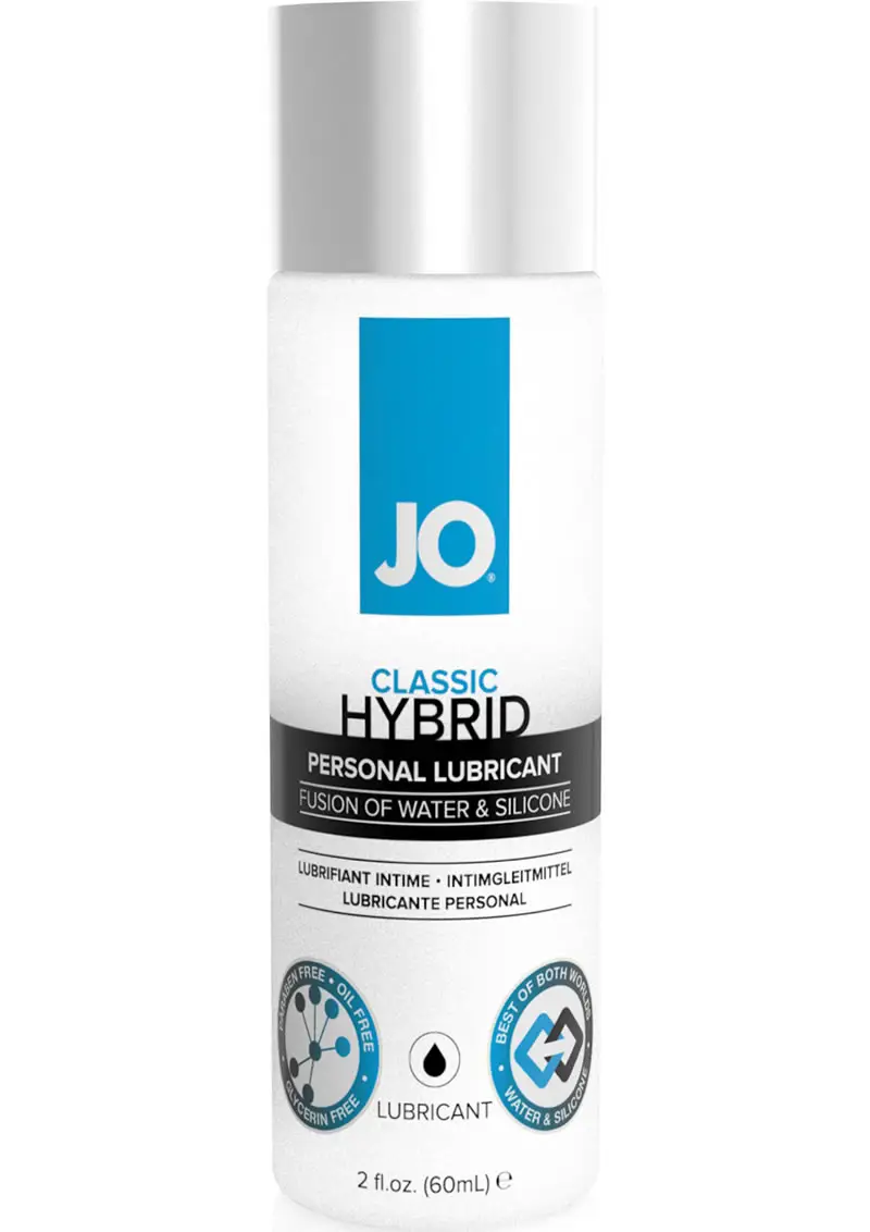 Jo Hybrid Silicone And Water Based Lubricant 2 Ounce