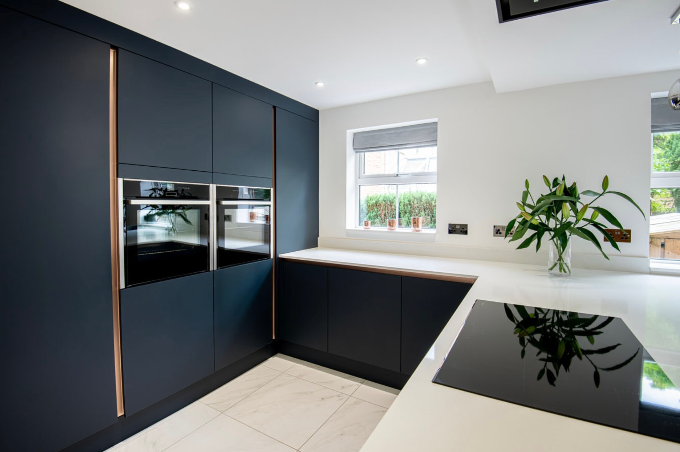 Matt acrylic modern kitchen