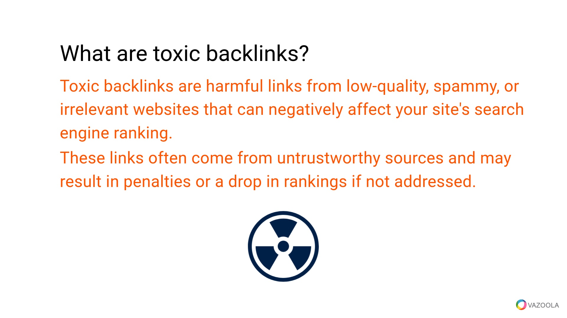 What are toxic backlinks