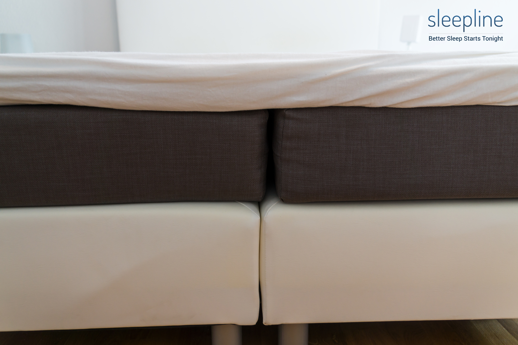 Foam mattress on a box spring