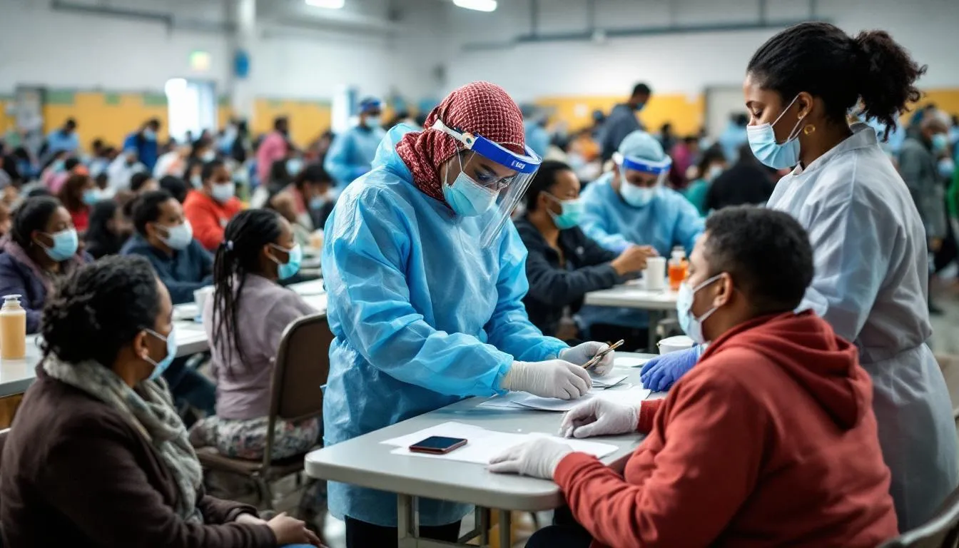 Community health workers are actively providing care and support during an infectious disease outbreak response, focusing on health promotion and prevention strategies to protect the community. Their efforts are essential in addressing the challenges posed by current outbreaks and ensuring access to actionable information and resources for those affected.