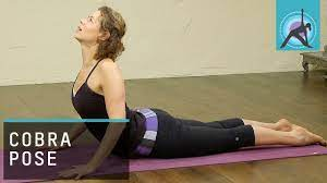 Cobra Pose, Yoga with Sandra Carson - YouTube