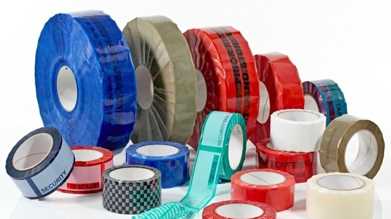  Security bag tapes in various sizes