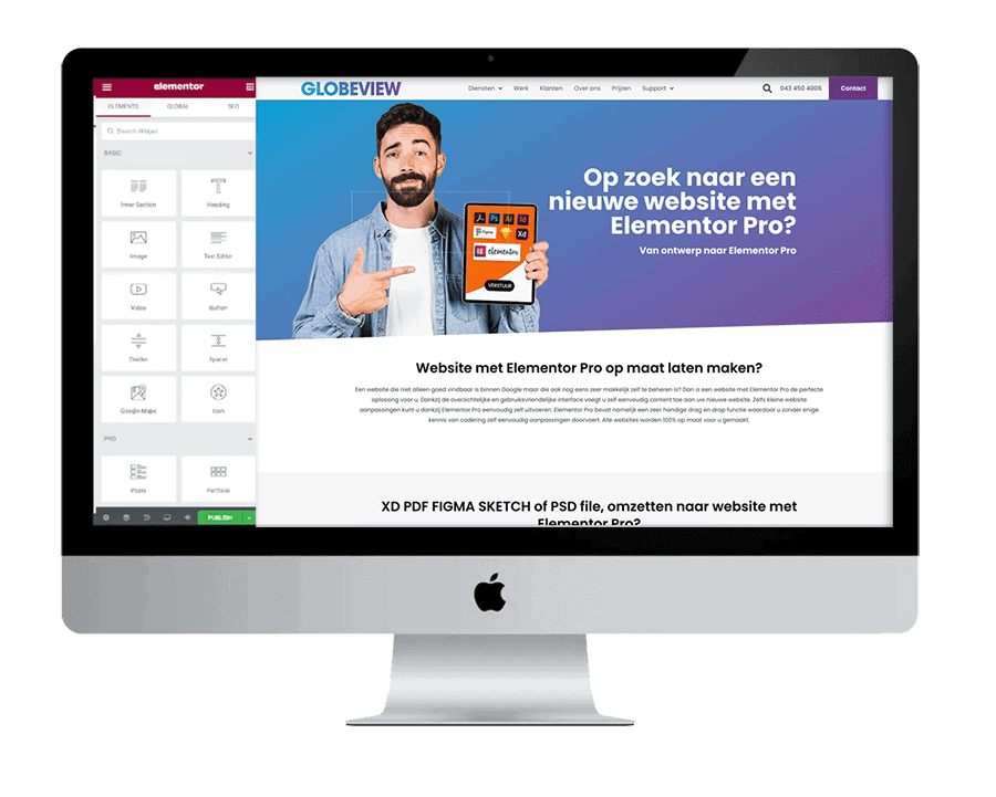 Prachtige websites maken met Elementor