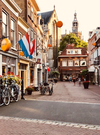 Streets in the center of Gouda 
