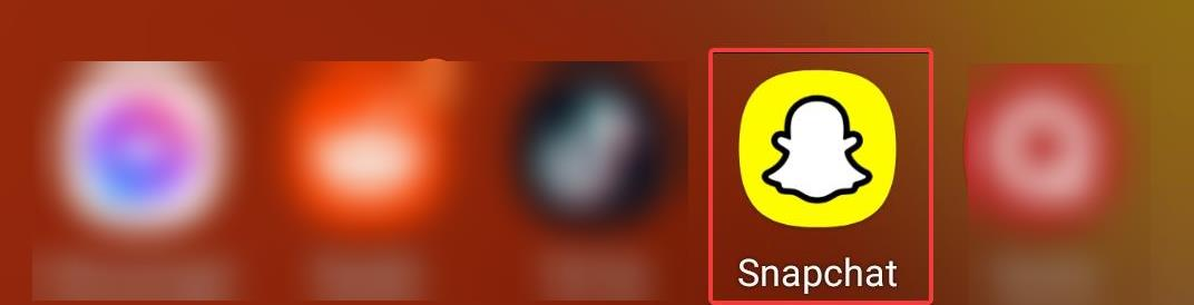 Open Snapchat on your Smartphone