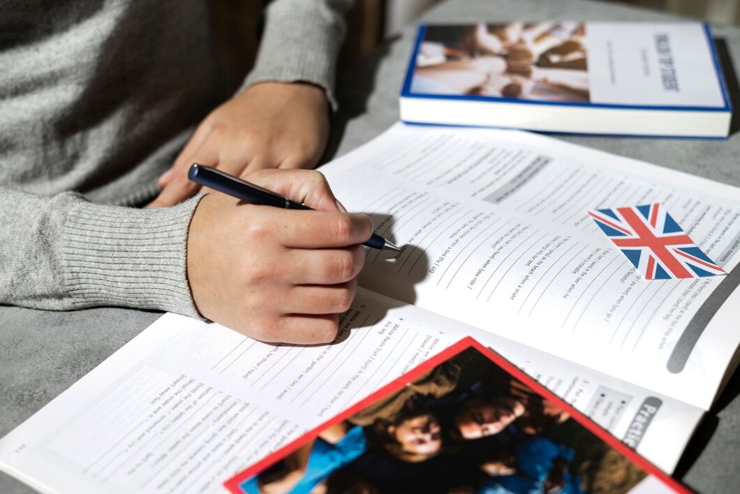 Woman answering reviewer