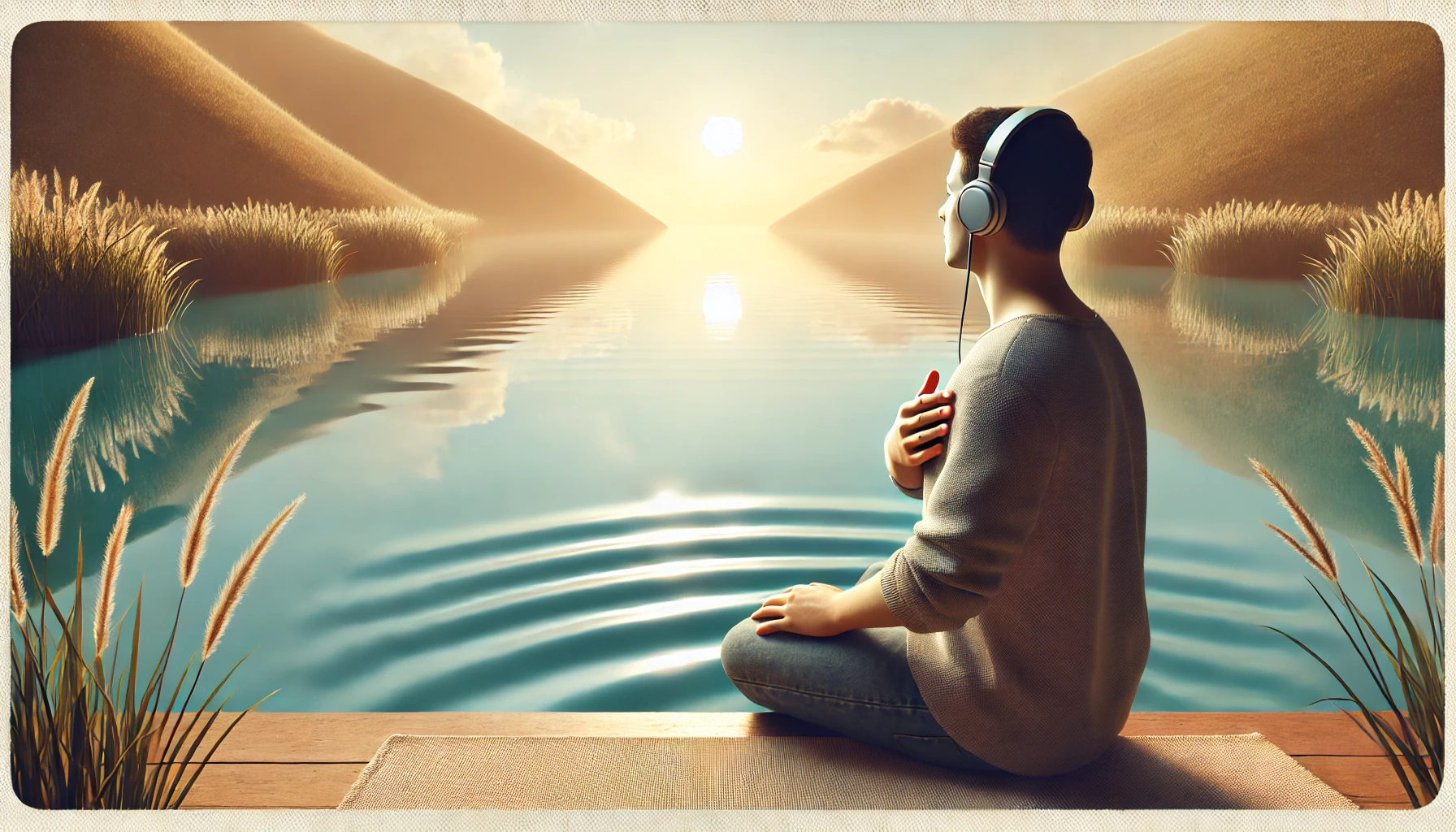 A serene landscape representing mindfulness.