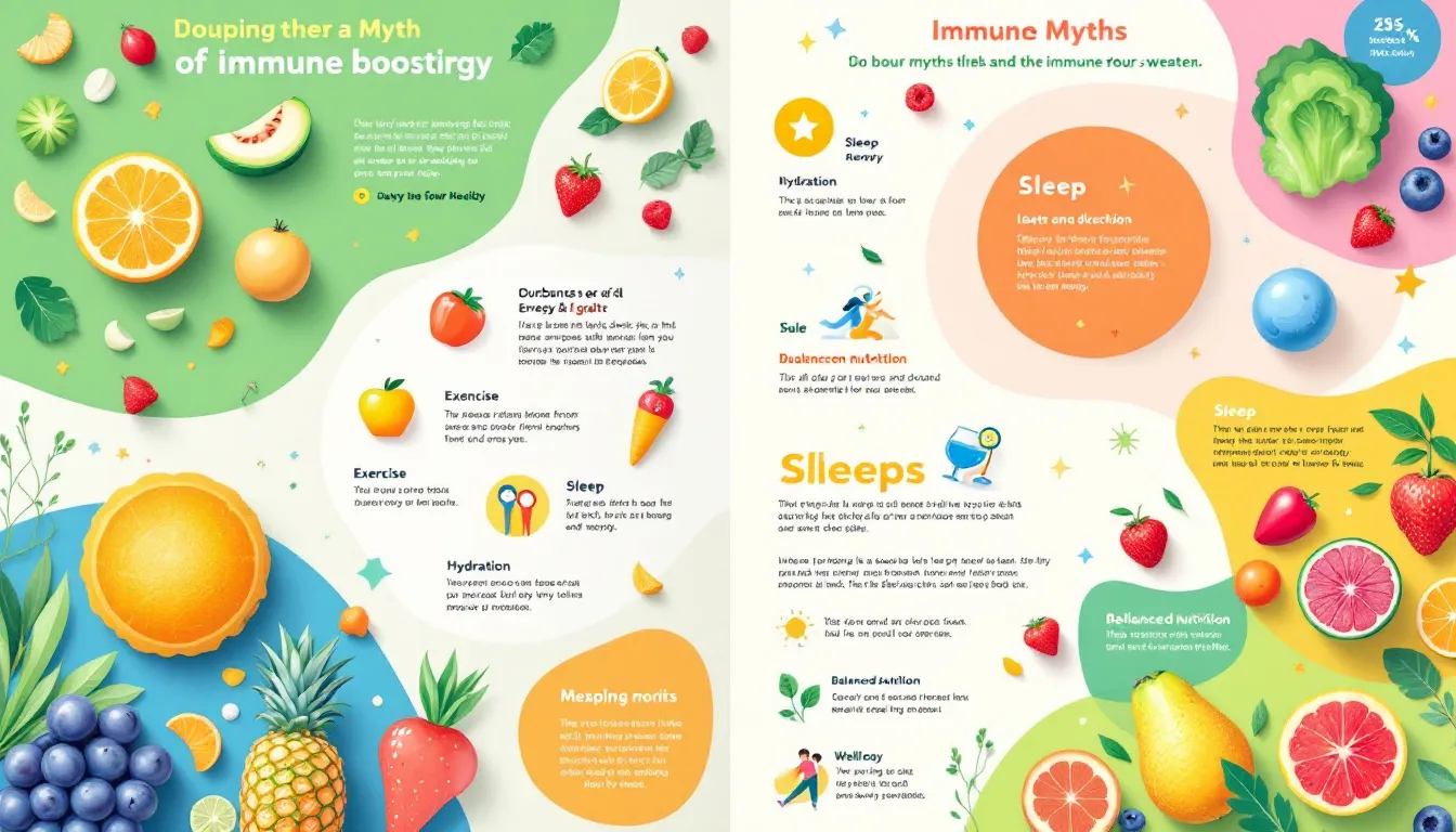 Common myths about immune boosting being debunked.