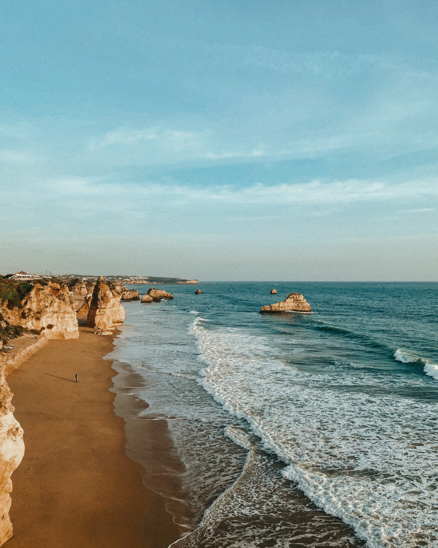 Travel along the Algarve coast
