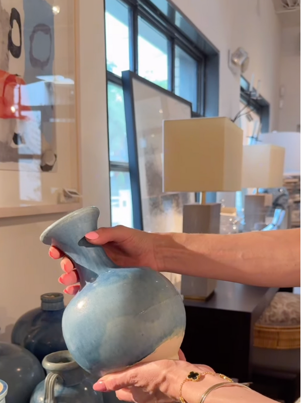 A screenshot from Shannon's trip to AREA; it was a decorative objects kind of day! They really had our number here.