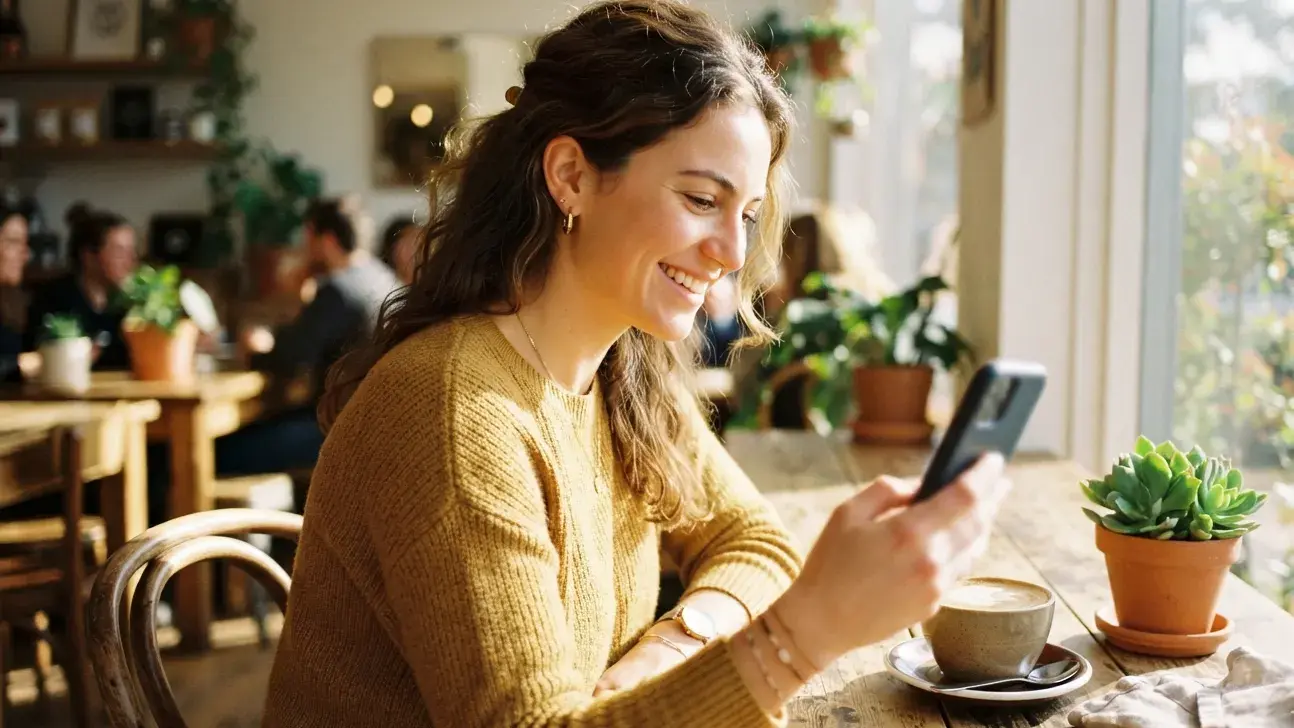 Traveler checking visa and flight itinerary after passport return