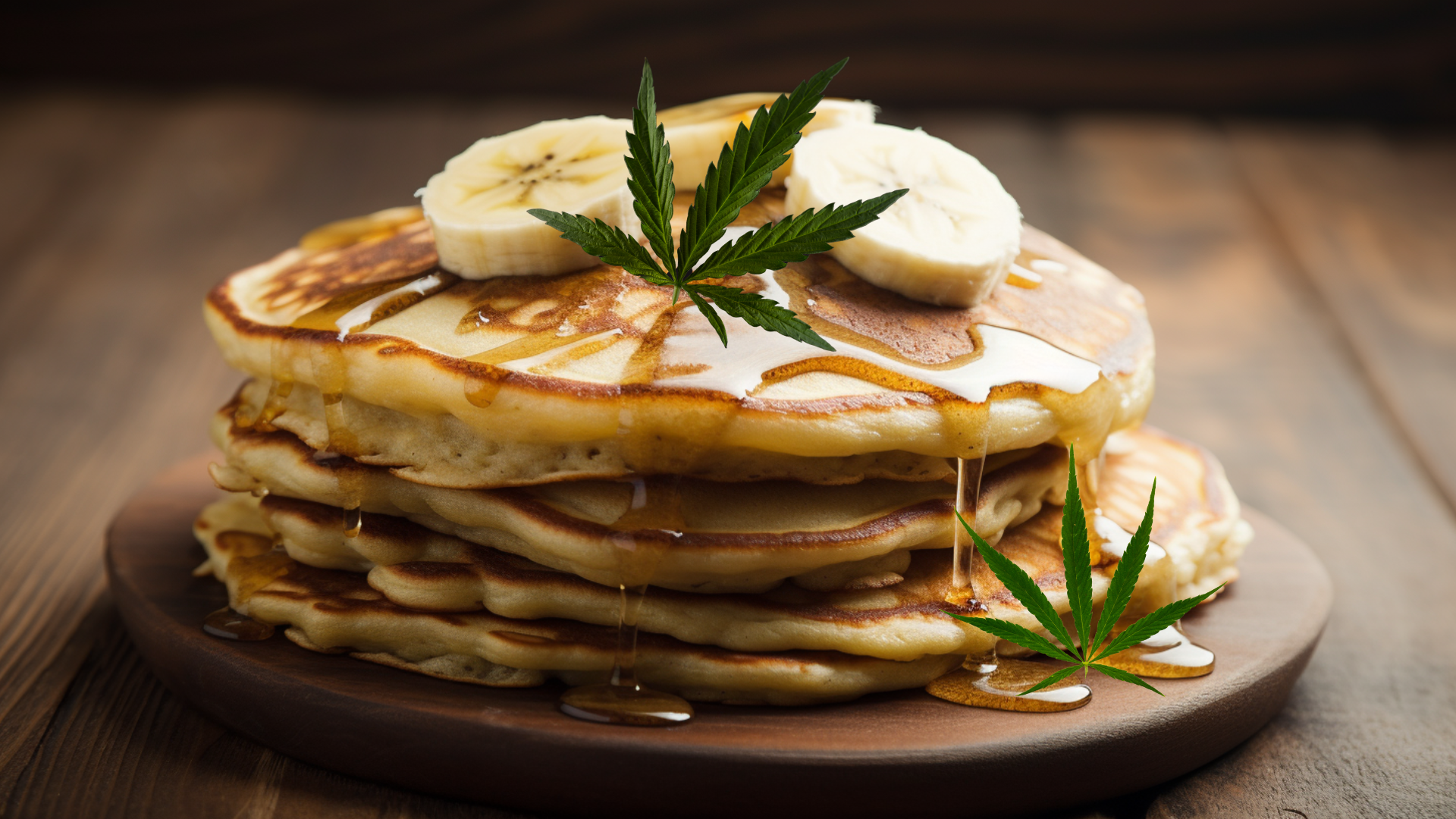 grease monkey- cannabis infused banana pancake recipe image