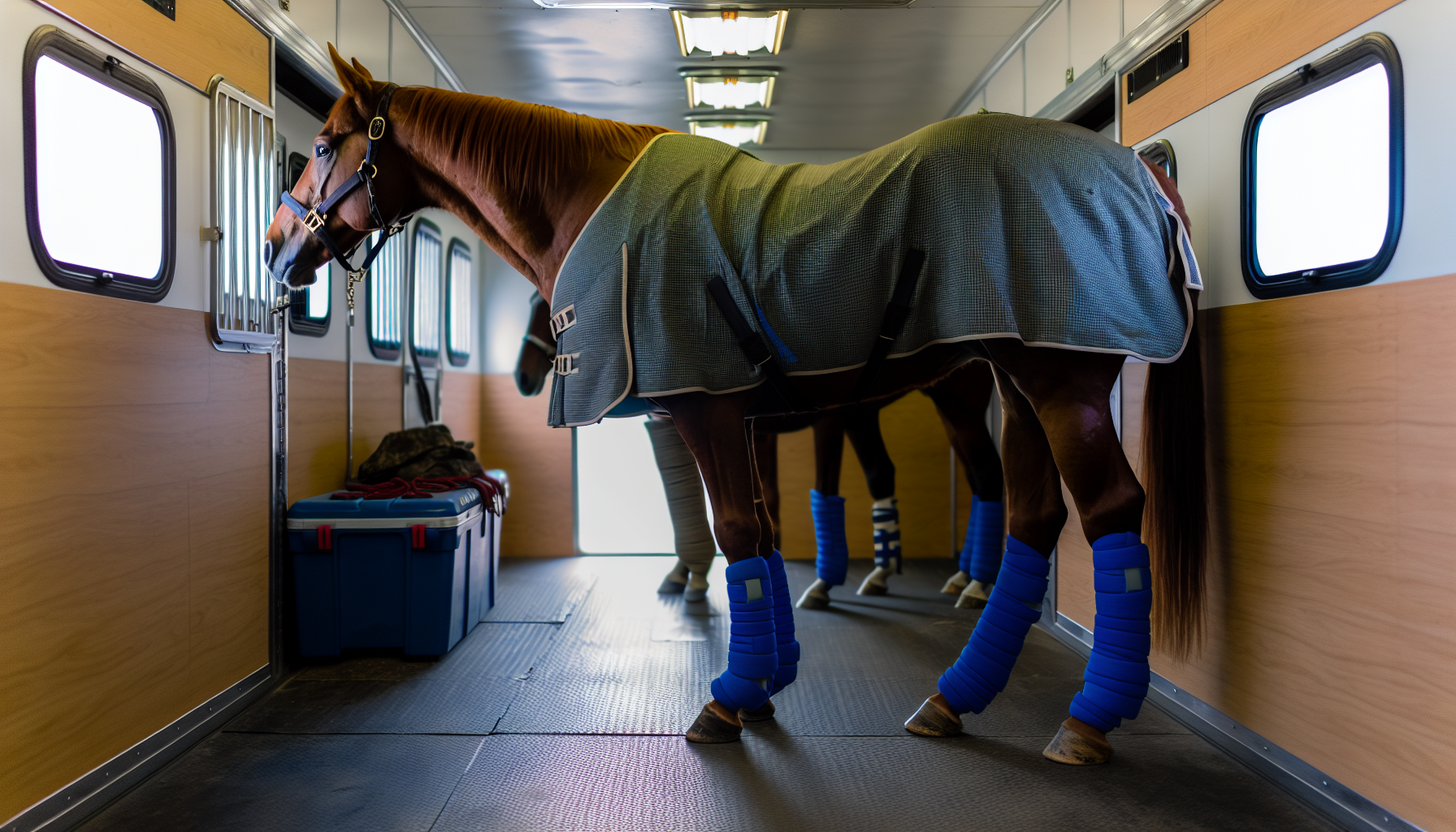 Protecting your horse's legs and body during transport