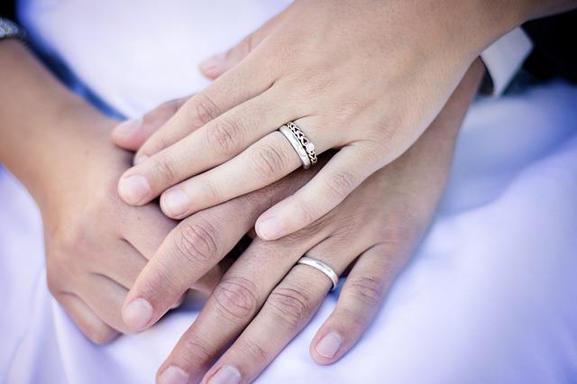 rings, hands, wedding