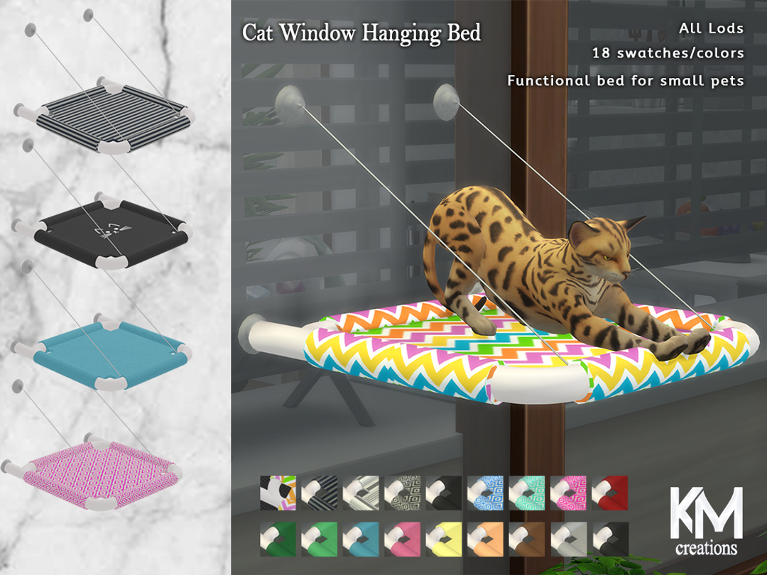 Cat Window Hanging Bed