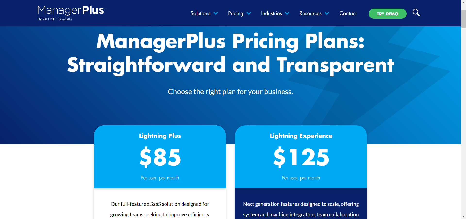 ManagerPlus pricing