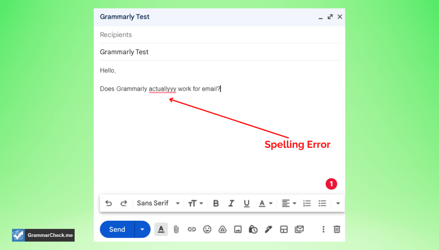picture of grammarly not working in gmail