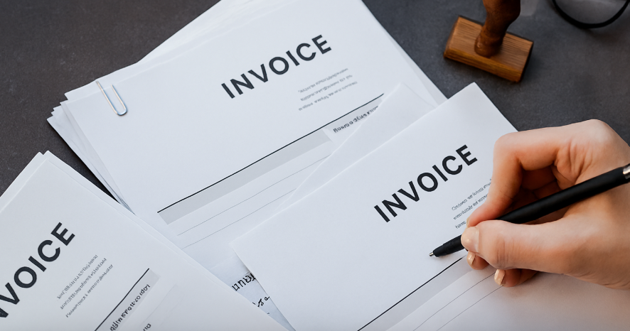 traditional paper invoicing