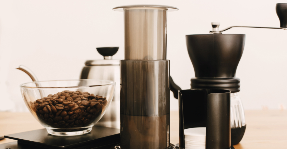 coffee brewing method with accessories