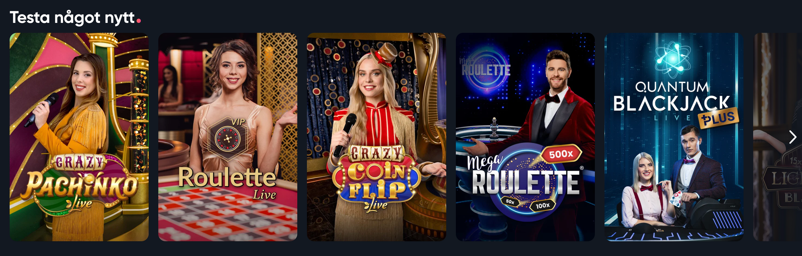 Roliga spelshower hos SpeedyCasino