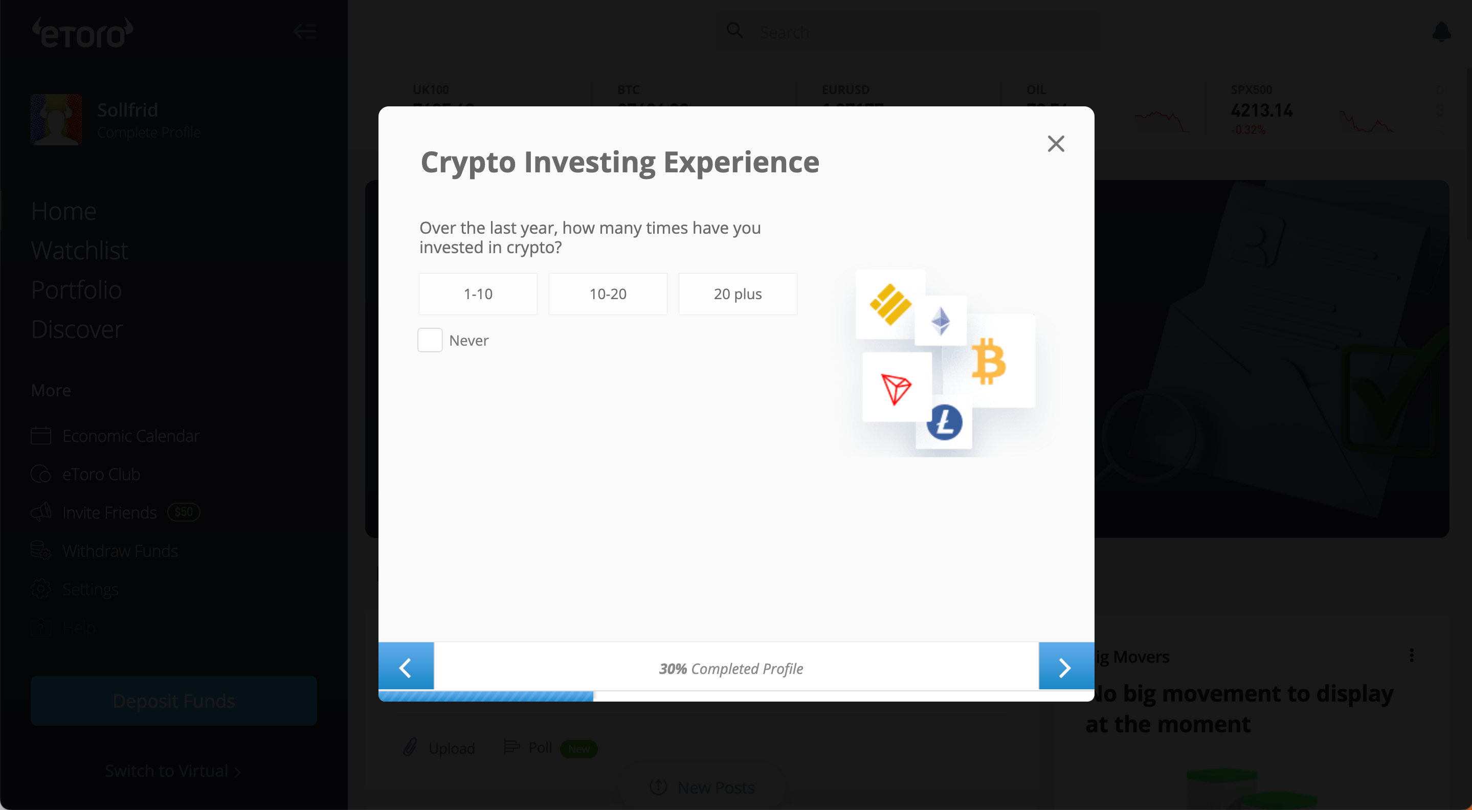 step-1.10-crypto-investing-experience-for-buying-bitcoin-on-etoro