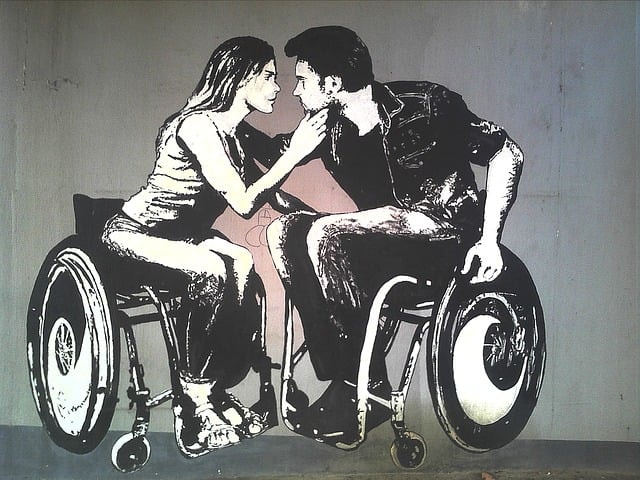 graffiti, disability, woman