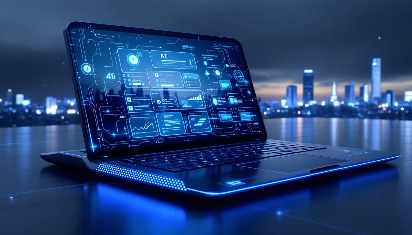 Die Zukunft der KI-Laptops mit integrierten persönlichen Assistenten.