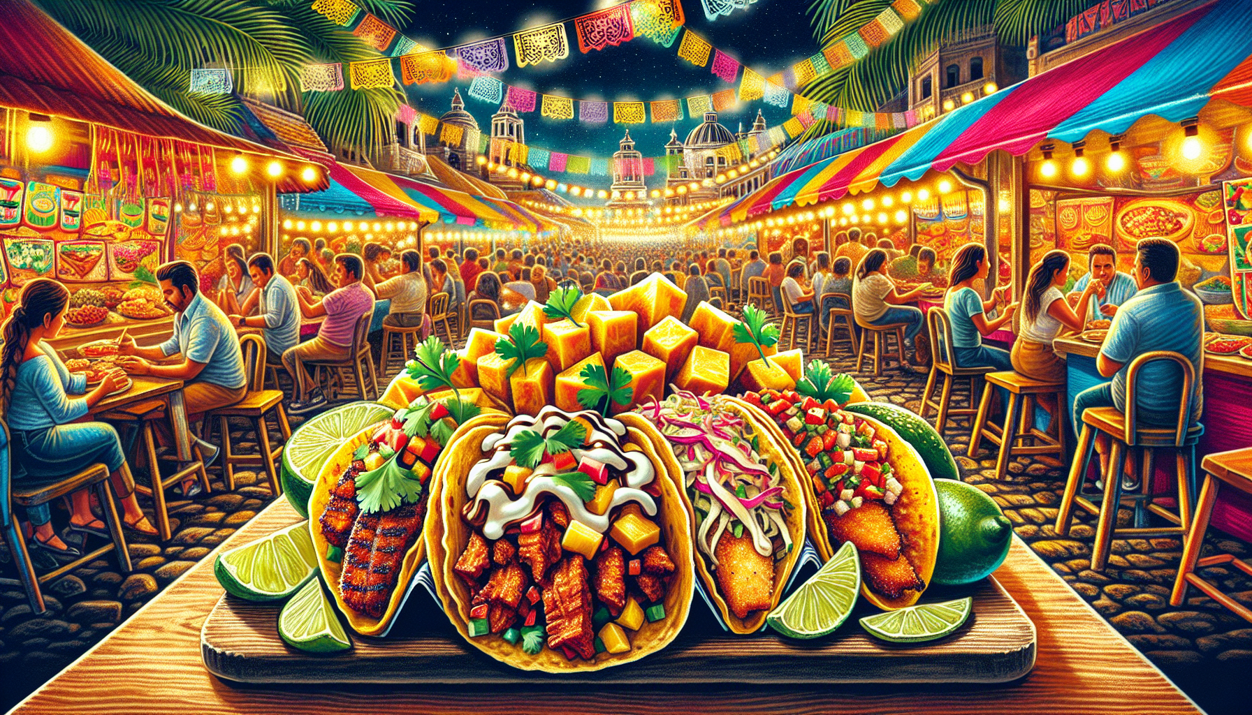 An assortment of authentic Mexican tacos showcasing the best taco spots in Tulum.