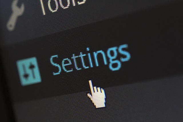 settings, options, software