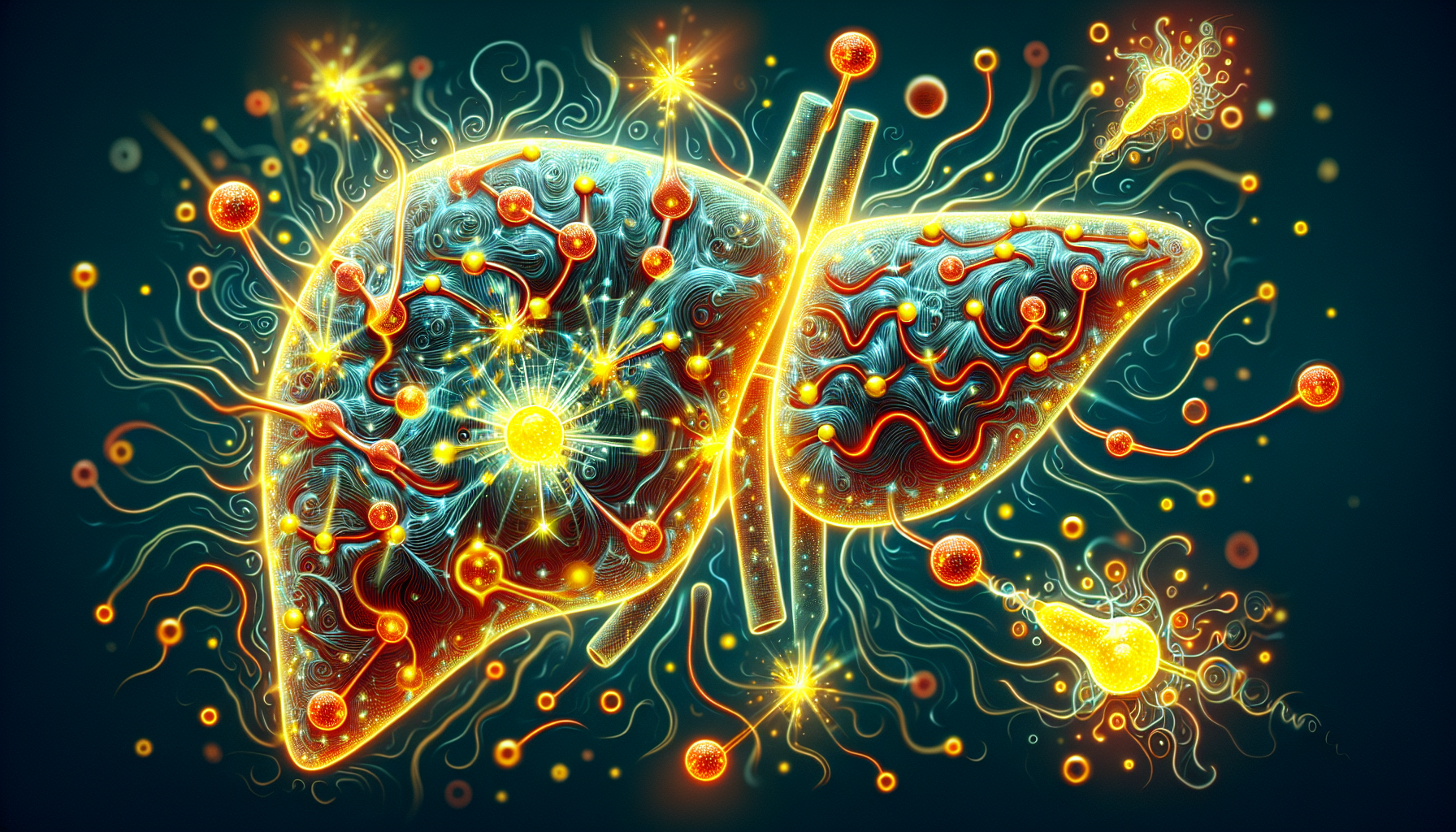 Illustration of liver function enzymes