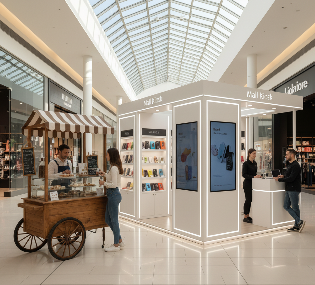 mall cart or mall kiosk what to choose                                                                                                                                         purchase items     room keys   reach customers new customers   security risks