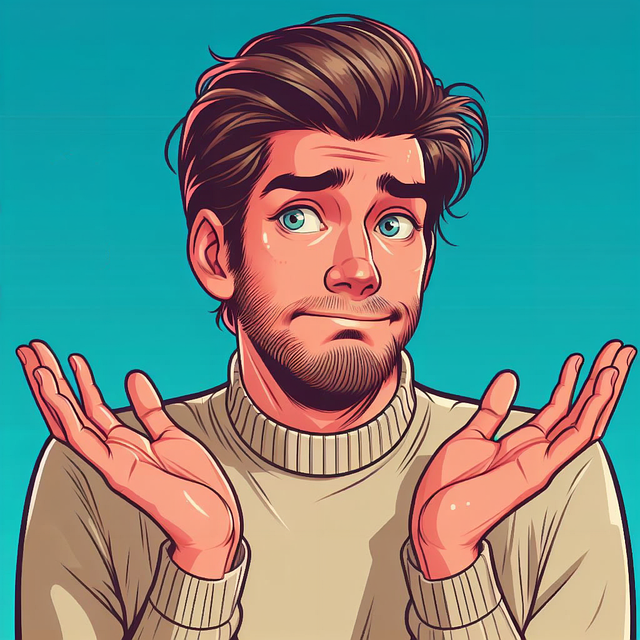 ai generated, shrug, unsure