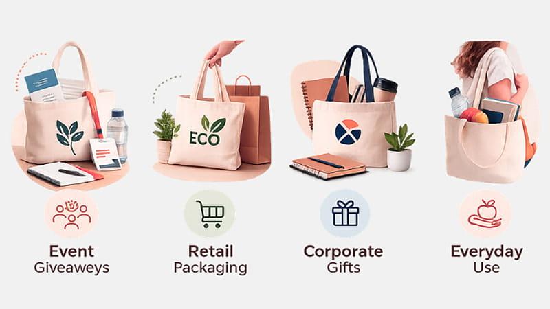 Common Uses For Custom Canvas Tote Bags