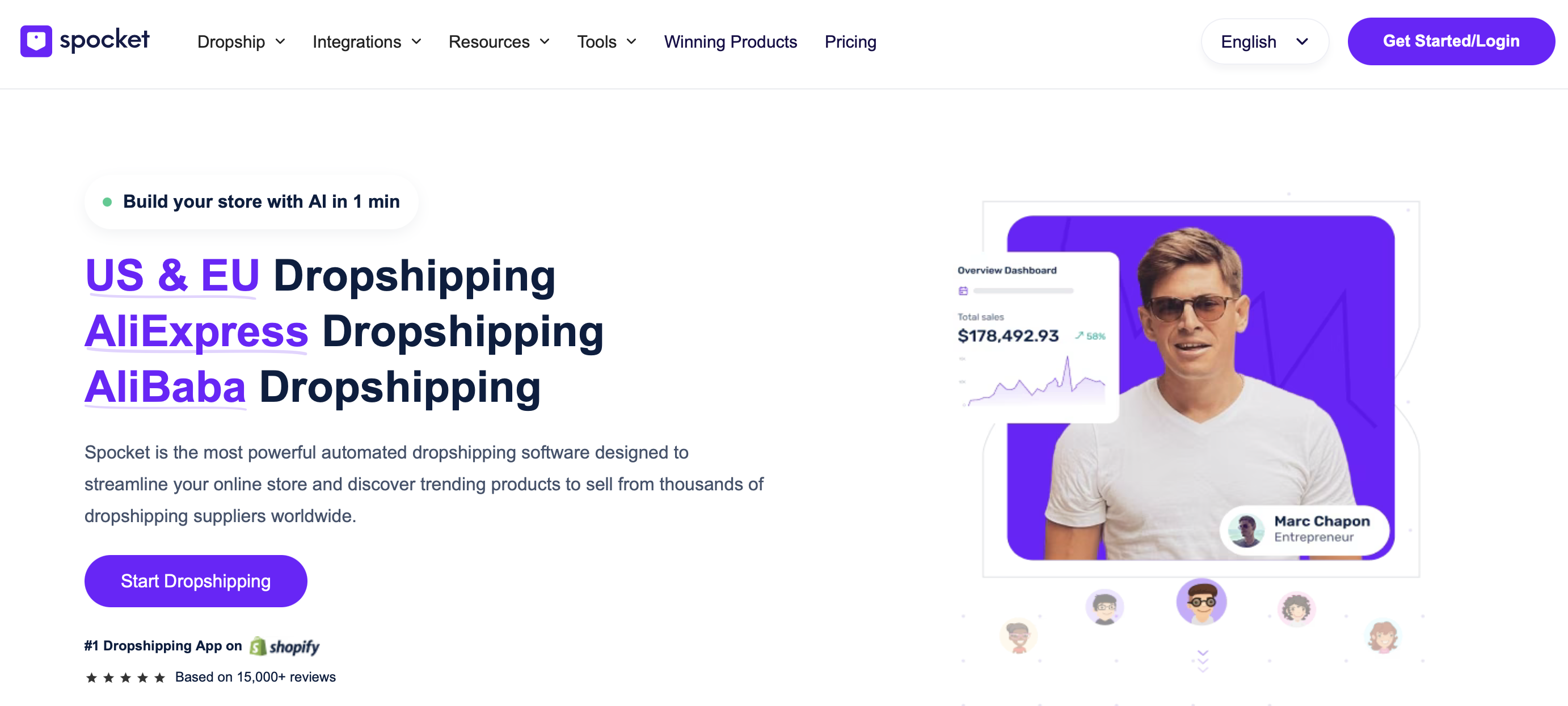 best dropshipping suppliers - spocket