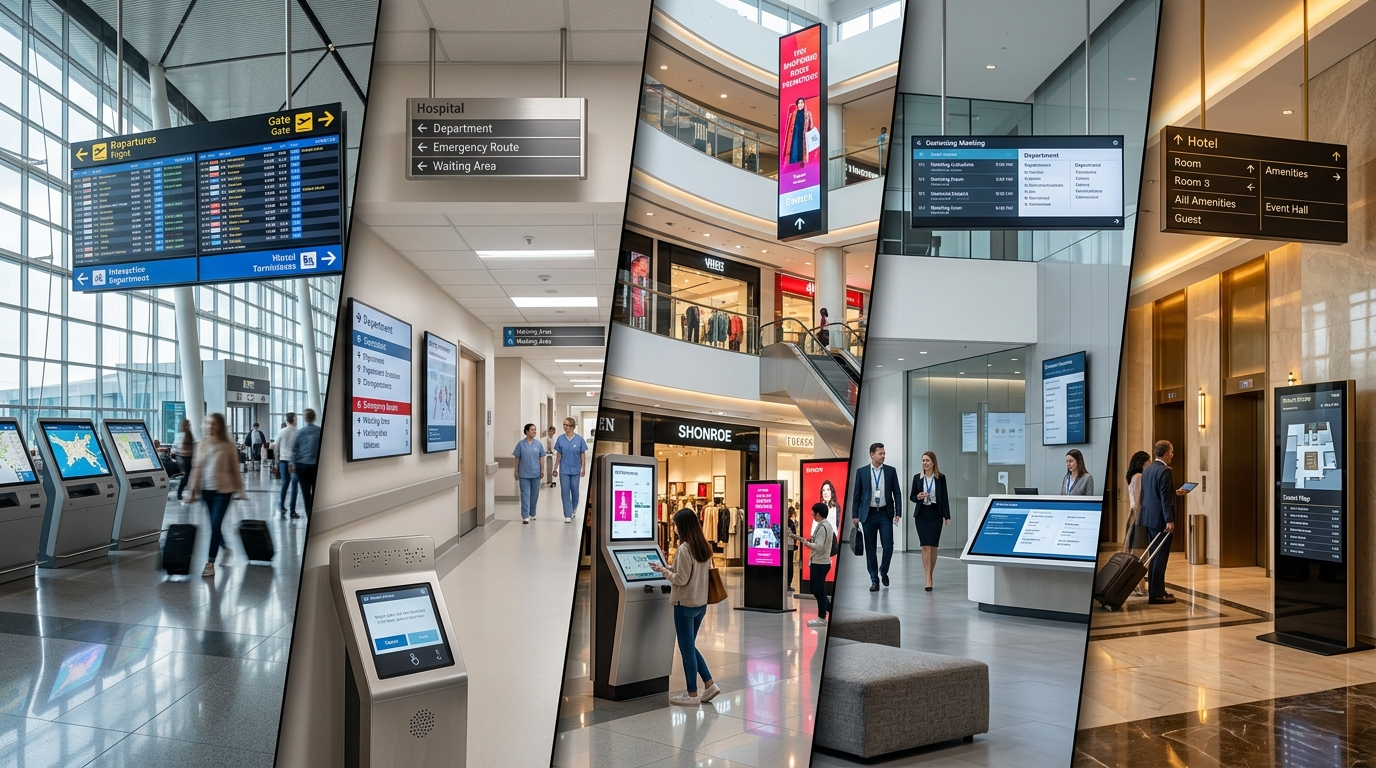 How Can Digital Signage Enhance Wayfinding? 10 digital signage wayfinding commonly used across industries
