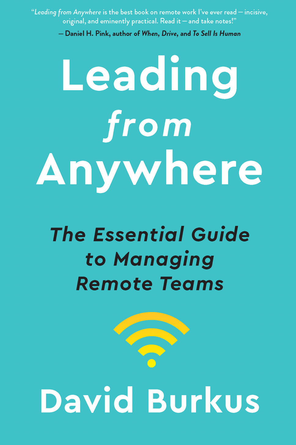 Book cover of Leading from Anywhere by David Burkus