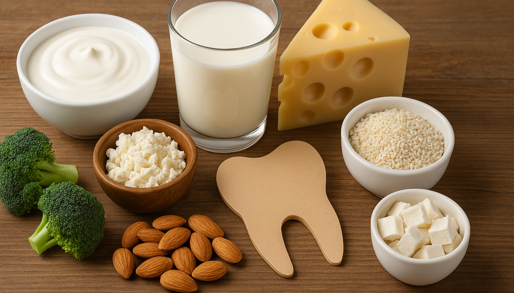 Kalsium i mat: Nøkkelen til sterke tenner og sunn emalje Kalsium i mat: Nøkkelen til sterke tenner og sunn emalje