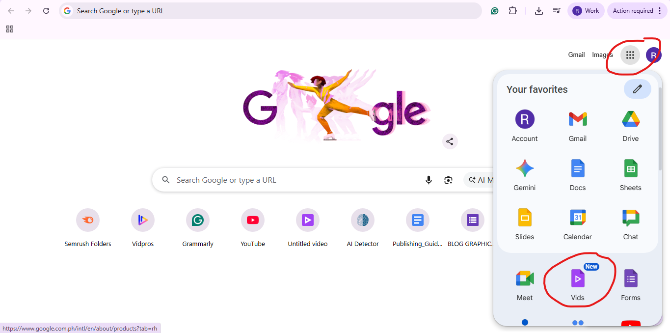 Access Google Vids in Google Workspace