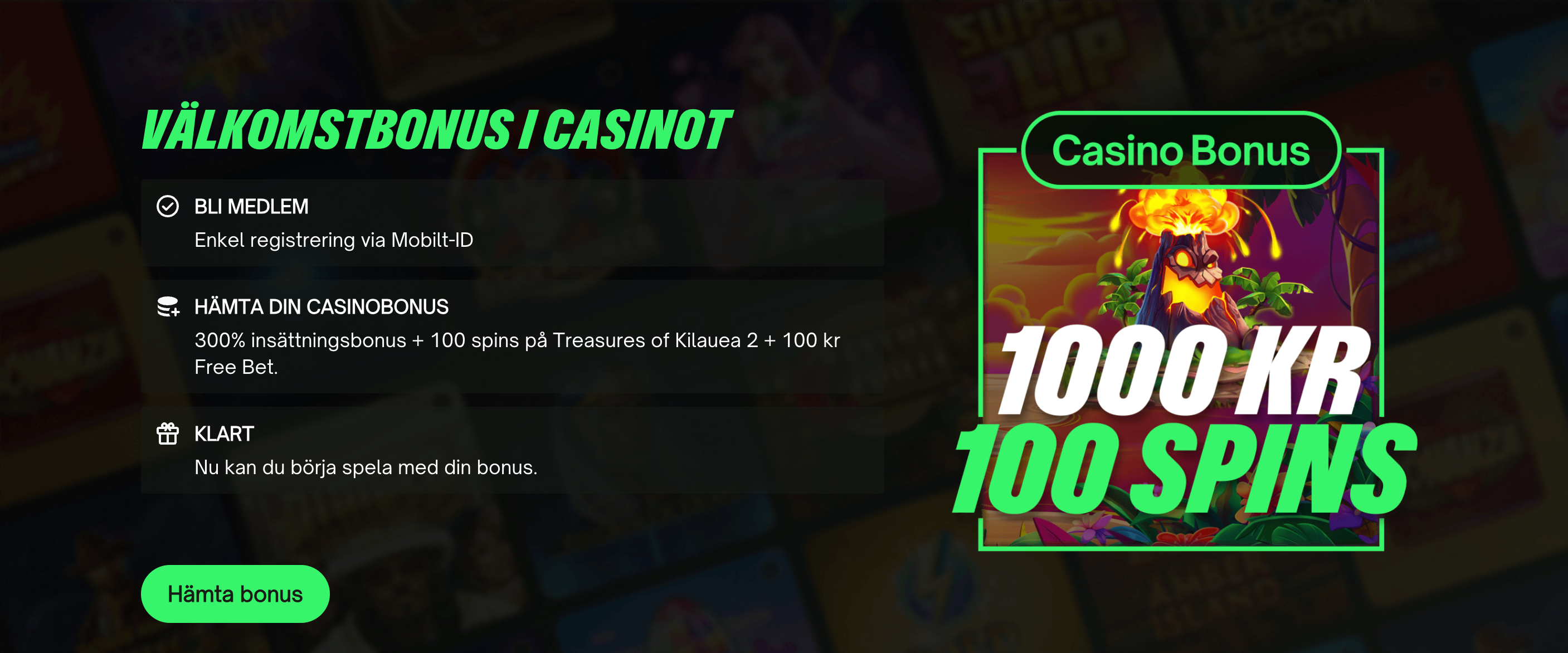 comeon casino bonus